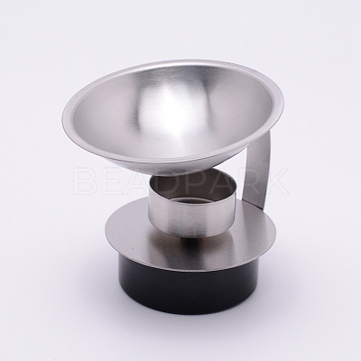Stainless Steel Essential Oil Aroma Burner AJEW-WH0188-53P-1