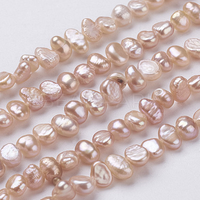 Natural Cultured Freshwater Pearl Beads Strands PEAR-P002-53D-1