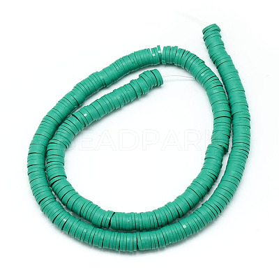 Handmade Polymer Clay Bead Strands X-CLAY-T002-4mm-08-1