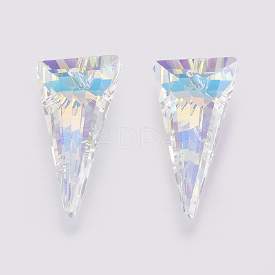 K9 Glass Rhinestone Pendants GLAA-K034-J01-1