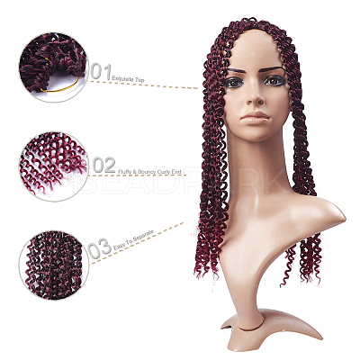 Water Wave Synthetic Braids LS-OHAR-G005-16D-1