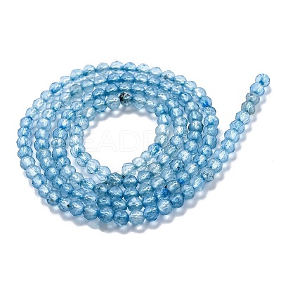 Natural Topaz Crystal Beads Strands LS-G-H266-07B-1