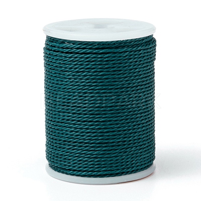 Round Waxed Polyester Cord YC-G006-01-1.0mm-35-1