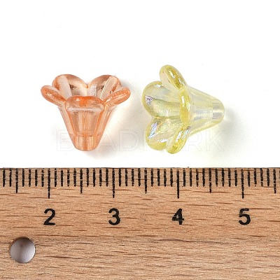 Plated AB Acrylic Beads Cap OACR-B025-02A-1