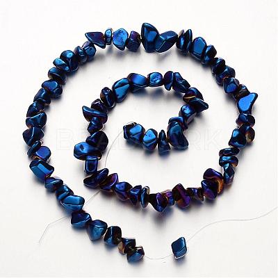 Electroplate Non-magnetic Synthetic Hematite Beads Strands G-F300-06-1