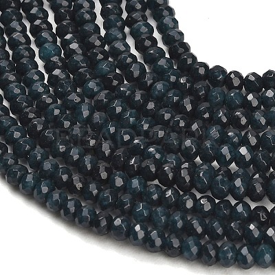 Dyed Natural White Jade Beads Strands GG-CBAF9EE-A08-3x4mm-1