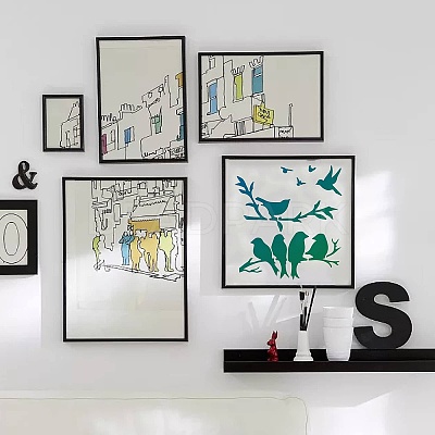 PET Plastic Hollow Out Drawing Painting Stencils Templates DIY-WH0244-276-1