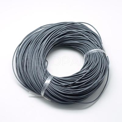 Spray Painted Cowhide Leather Cords WL-R001-1.5mm-06-1