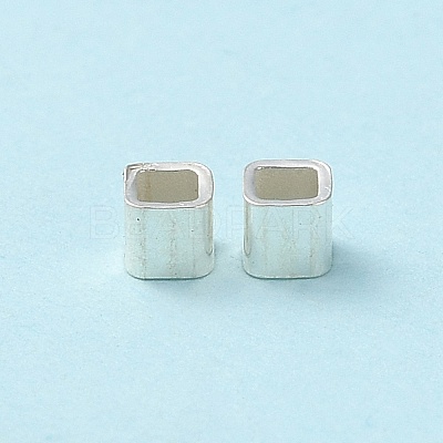 925 Sterling Silver Tube Beads STER-P053-07A-S-1