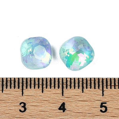 Pointed Back Glass Rhinestone Cabochons GGLA-S003-03E-1