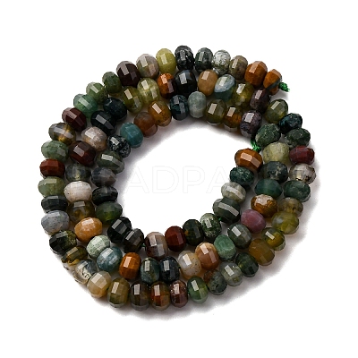 Natural Indian Agate Beads Strands G-P587-D07-01-1