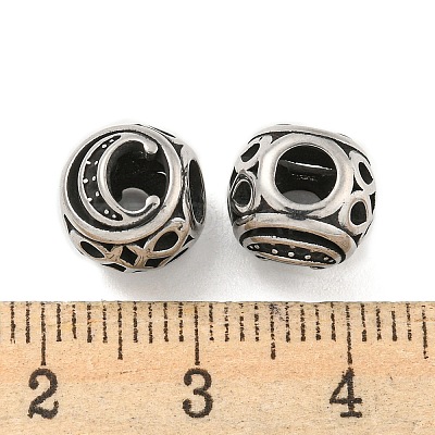 304 Stainless Steel Beads Rhinestone Settings STAS-O002-01C-AS-1