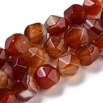 Natural Red Agate Beads Strands G-C085-A05-01-1