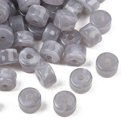 Opaque Acrylic Imitation Gemstone Beads AC-CBA3EFE-02K-1