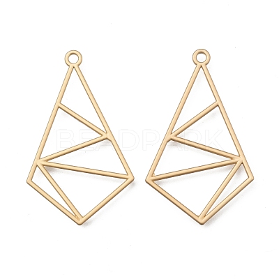 Smooth Surface Alloy Open Back Bezel Pendants PALLOY-S117-153-1