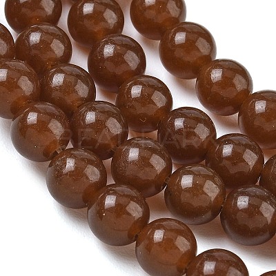 Dyed Natural White Jade Beads Strands GG-CBA9281-B02-8mm-1