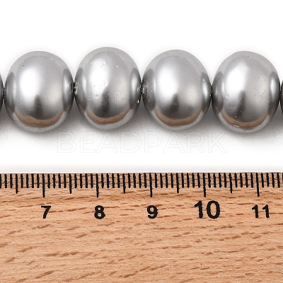 Shell Pearl Beads Strands BSHE-F013-01O-1