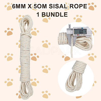 50M Round Twisted Jute Cord OCOR-WH20006-14B-1
