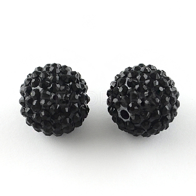 Resin Rhinestone Beads RESI-S315-18x20-01-1
