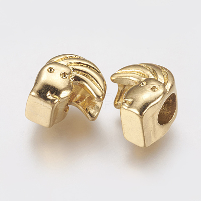 Ion Plating(IP) 304 Stainless Steel European Beads Rhinestone Settings STAS-J022-007G-1