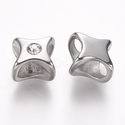 304 Stainless Steel Slide Charms STAS-I082-01P-1