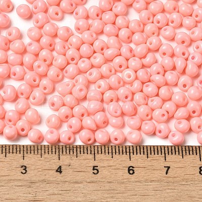 6/0 Opaque Baking Paint Glass Seed Beads X1-SEED-M012-02A-35-1
