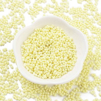 Baking Paint Glass Seed Beads SEED-A033-05E-1