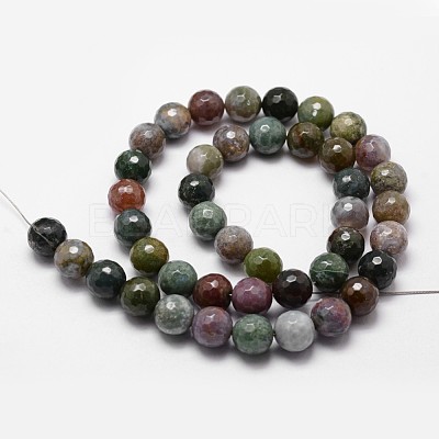 Natural Indian Agate Beads Strands X-G-D840-51-8mm-1
