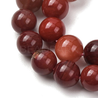Natural Andesine Feldspar Beads Strands GG-CBA0251-A02-9mm-1