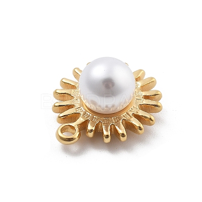ABS Plastic Imitation Pearl Pendants STAS-R155-052A-G-1