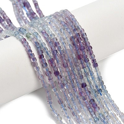 Natural Fluorite Beads Strands G-L634-D07-2.5x2.5mm-1