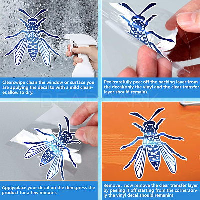 Reflective Vinyl Car Stickers STIC-WH0022-024-1