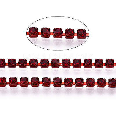 Electrophoresis Iron Rhinestone Strass Chains CHC-Q009-SS6.5-B21-1
