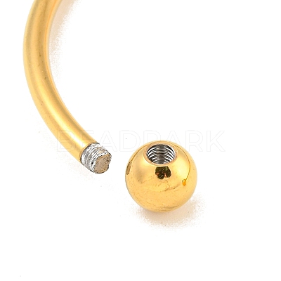 Ion Plating(IP) 304 Stainless Steel Cuff Bangles for Women BJEW-M310-03G-1