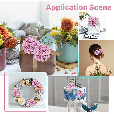 Cloth Artificial Flower Head DIY-WH0591-100-1
