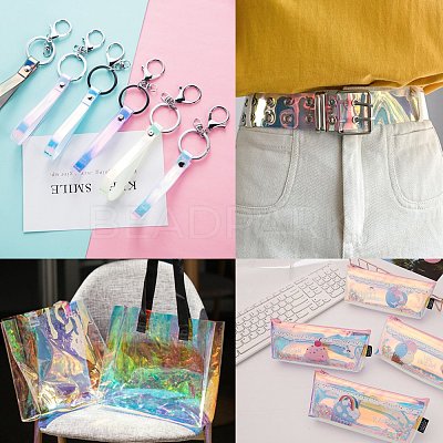 Transparent PVC Vinyl Sheets DIY-WH0163-09B-04-1