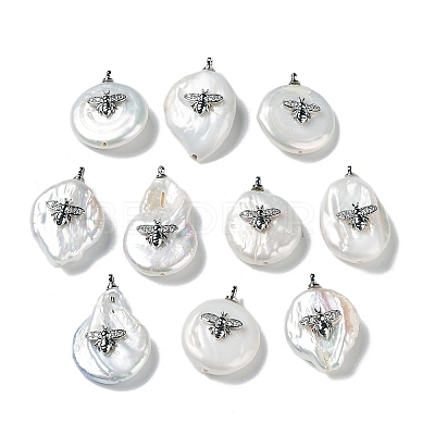 Natural Cultured Freshwater Pearl Pendants PEAR-F008-37P-1