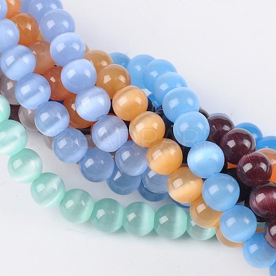Cat Eye Beads CER6mm-M-1
