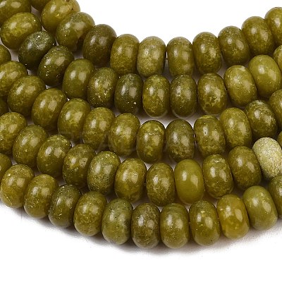 Dyed Natural White Jade Beads Strands G-G107-A46-01-1