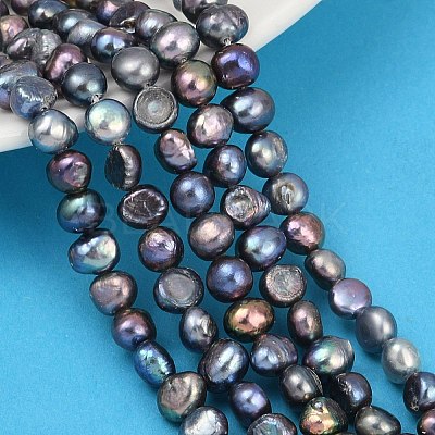 Natural Cultured Freshwater Pearl Beads Strands PEAR-P064-20A-03B-1