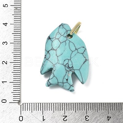 Natural & Synthetic Gemstone Carved Pendants G-G460-01G-1