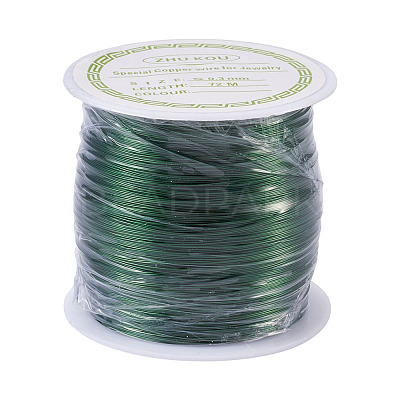 Round Copper Beading Wire for Jewelry Making YS-TAC0004-0.5mm-06-1