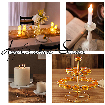 Iron Candle Holder DJEW-FH0001-03-1