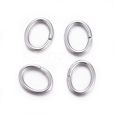 Tarnish Resistant 304 Stainless Steel Open Jump Rings STAS-F221-40P-L-1