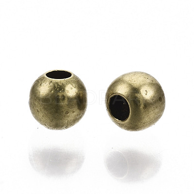 Brass Beads KK-R141-4mm-01C-NF-1