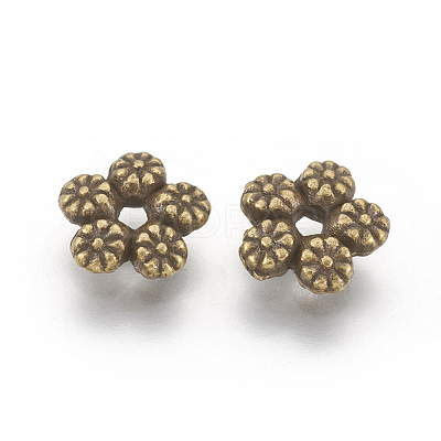 Tibetan Style Alloy Spacer Beads MLF10889Y-NF-1