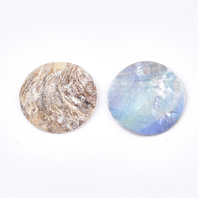 Natural Akoya Shell Pendants X-SHEL-S274-75A-11-1