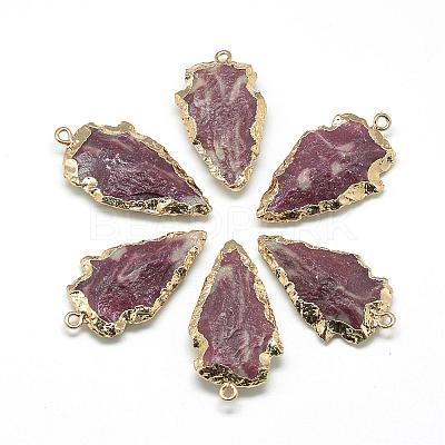 Natural Agate Pendants G-Q491-03-1