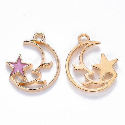 Alloy Enamel Pendants ENAM-S121-062A-1