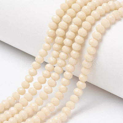 Opaque Solid Color Glass Beads Strands EGLA-A034-P3mm-D05-1